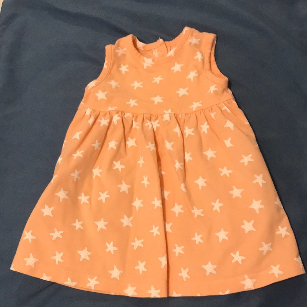 Starfish dress w/matching diaper cover. 6m